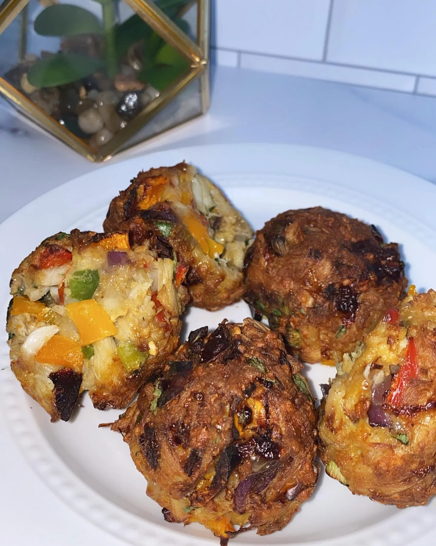 Air Fried Crab Cakes