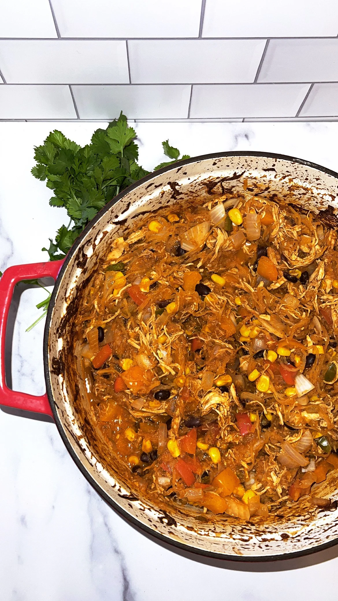 Spaghetti Squash Enchilada Bake