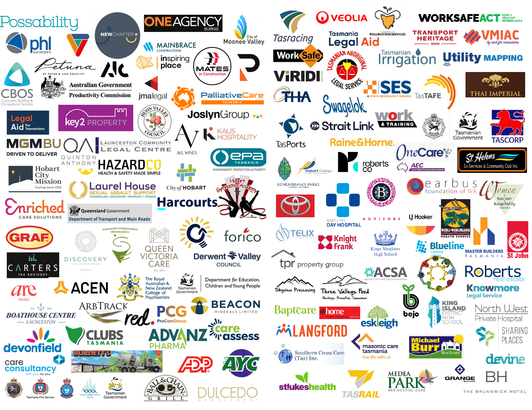 A collage of all client logos as at May 2026
