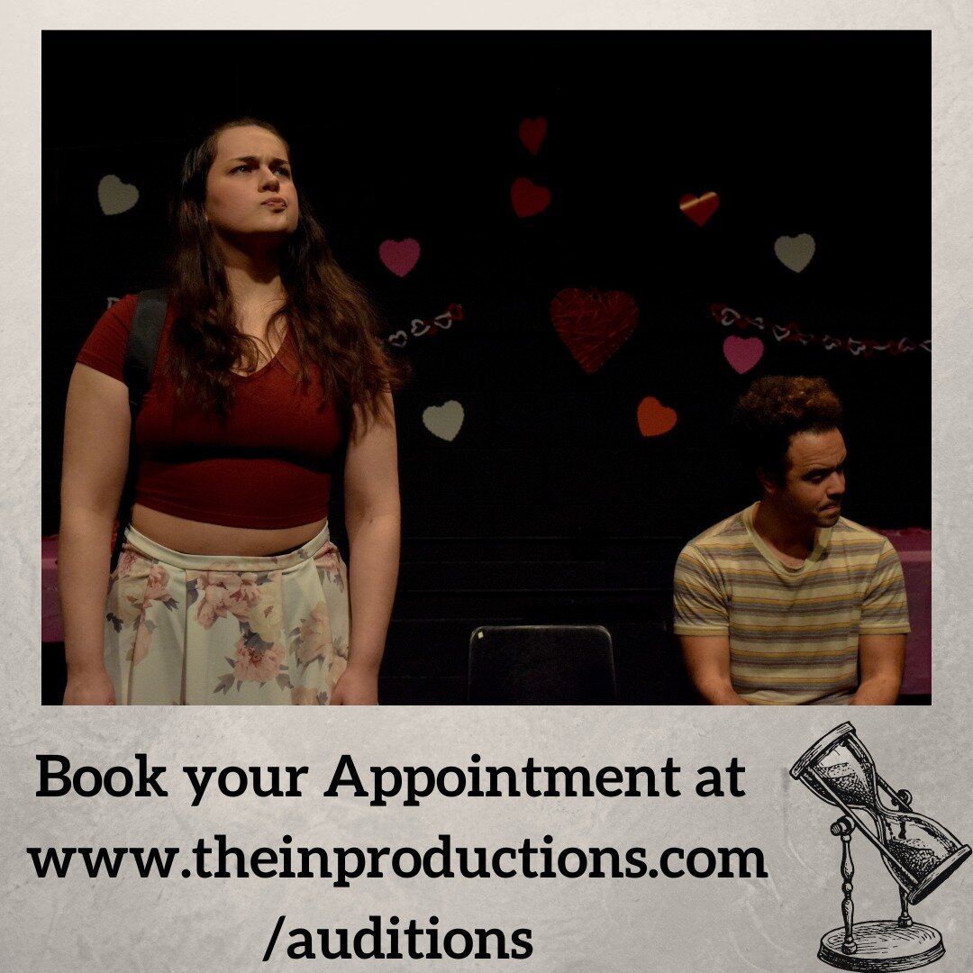 There are only FOUR audition spots left for &quot;Do You Have The Time?&quot; 
Head to www.theinproductions.com/auditions for more information and to book your spot now!