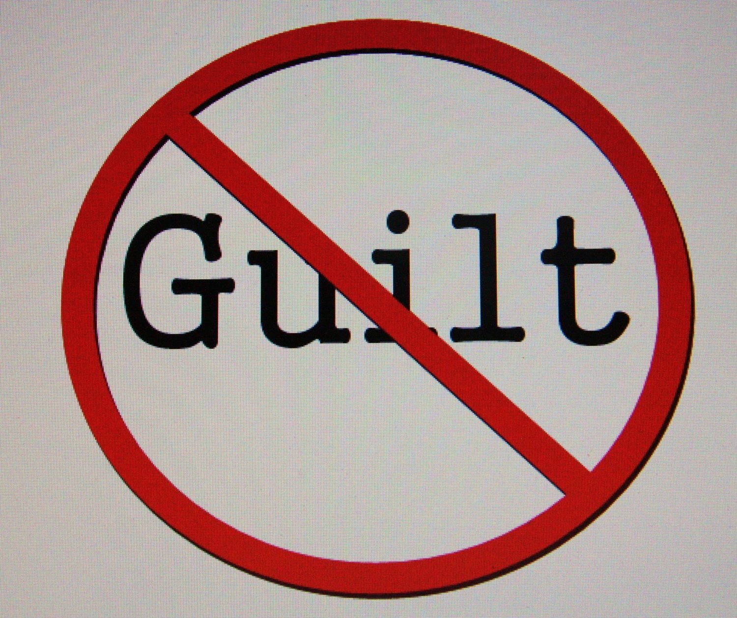 Give Guilt the Finger.