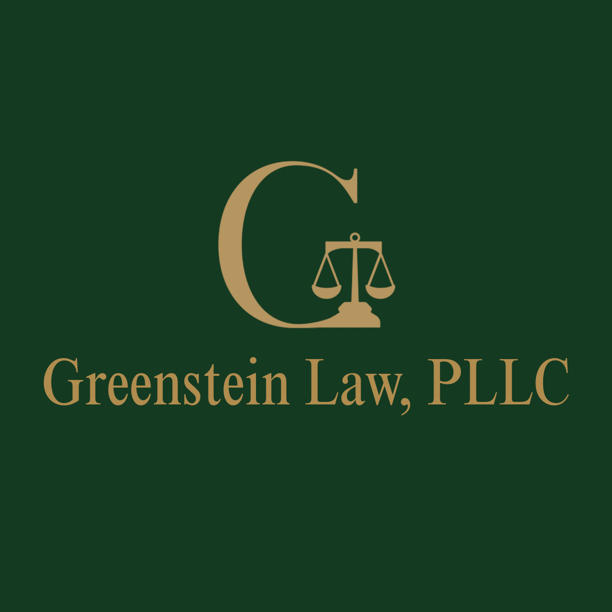 Gold letter logo green background.png