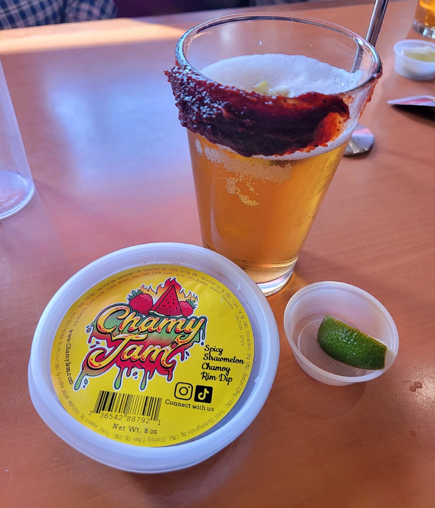 Enhance your beer with ChamyJam RimDips at Shakeys Pizza Parlor !!!