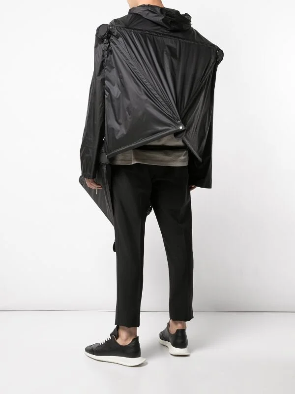 Rick Owens SS19 Rod Cut Out Jacket 黒 Rick Owens SS19 Rod Cut Out