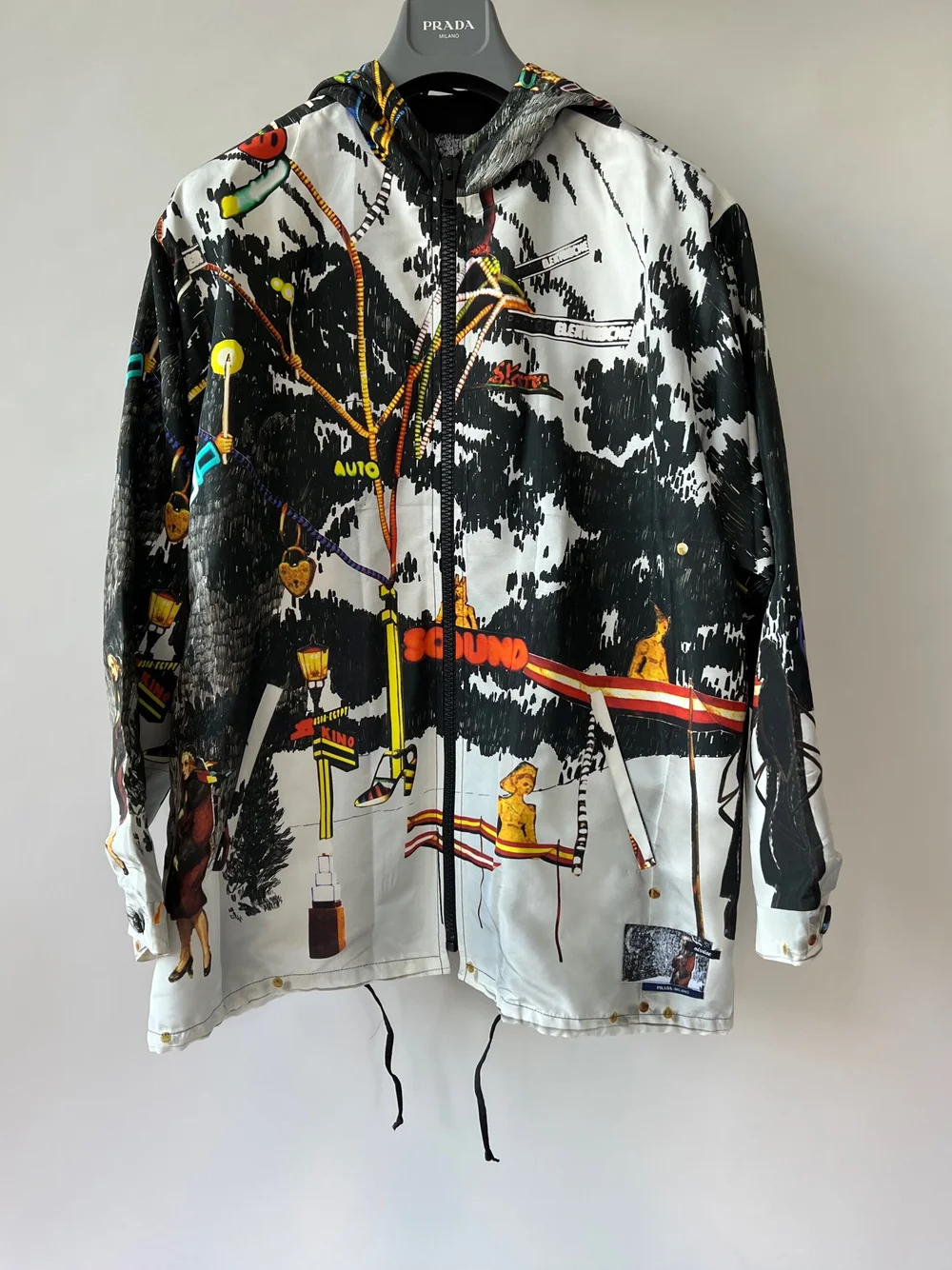 【PRADA】ジップジャケット☆SALE中♪ Prada ジップアップ ジャケット | ブルー | FARFETCH JP