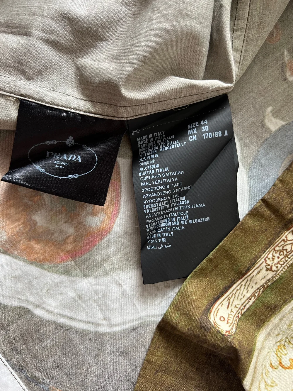 Prada FW16 Christophe Chemin 'Fructidor' Shirt — CONSUMED