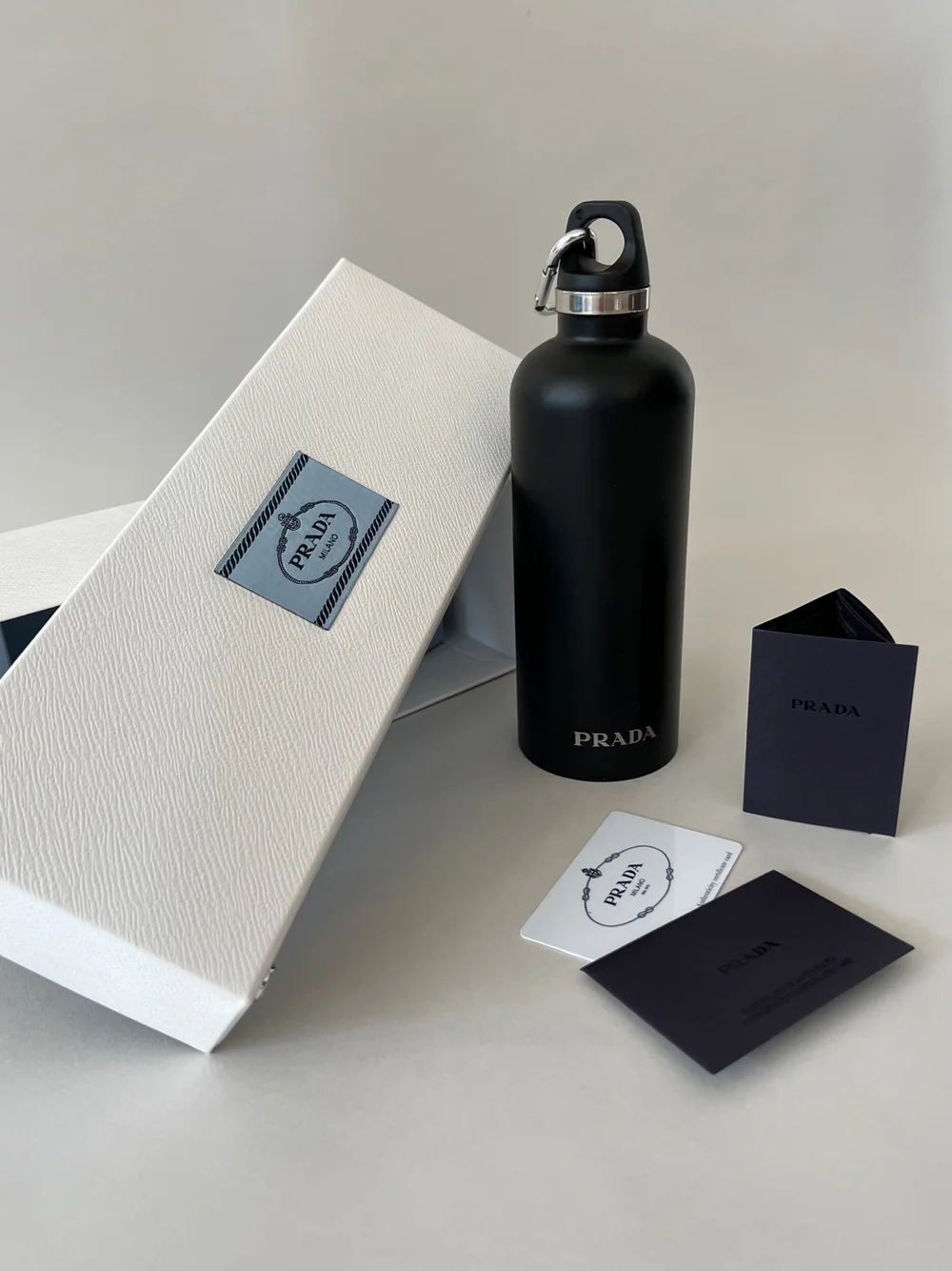 Prada LIMITED EDITION Stainless Still Water Bottle — CONSUMED