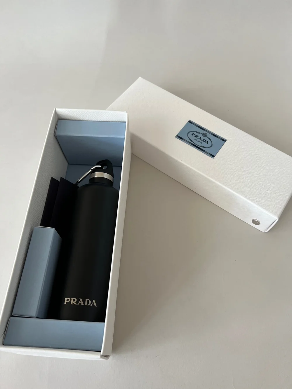 Prada LIMITED EDITION Stainless Still Water Bottle — CONSUMED