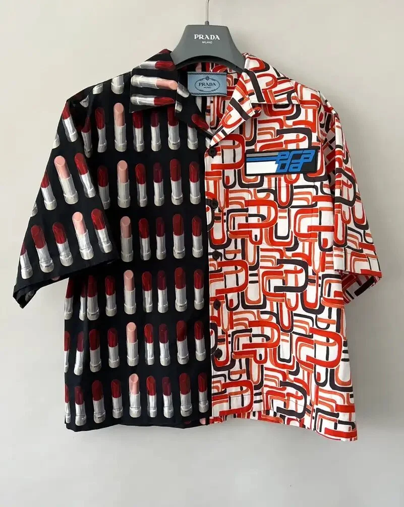 Prada AW18 Double Match Bowling Shirt — CONSUMED Prada AW18 Double Match Bowling Shirt — CONSUMED