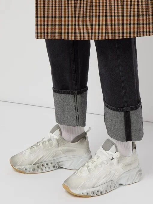Acne Studios Rockaway Worn Effect Sneakers — CONSUMED Acne Studios Rockaway Worn Effect Sneakers — CONSUMED