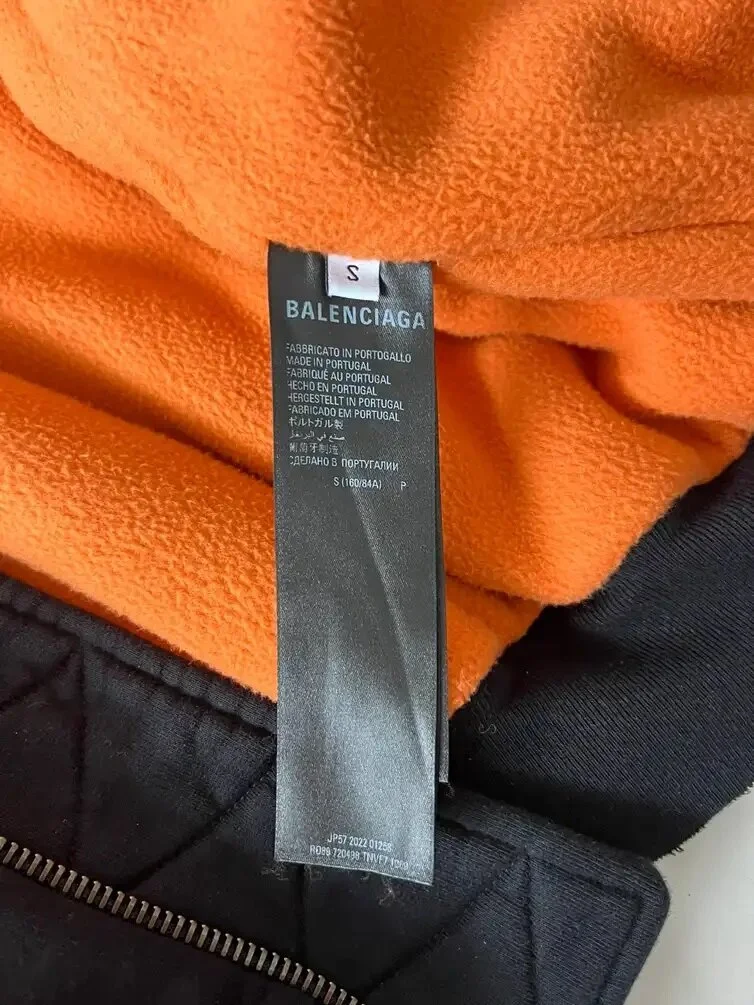 Balenciaga Oversized Sporty B Bomber Hoodie — CONSUMED