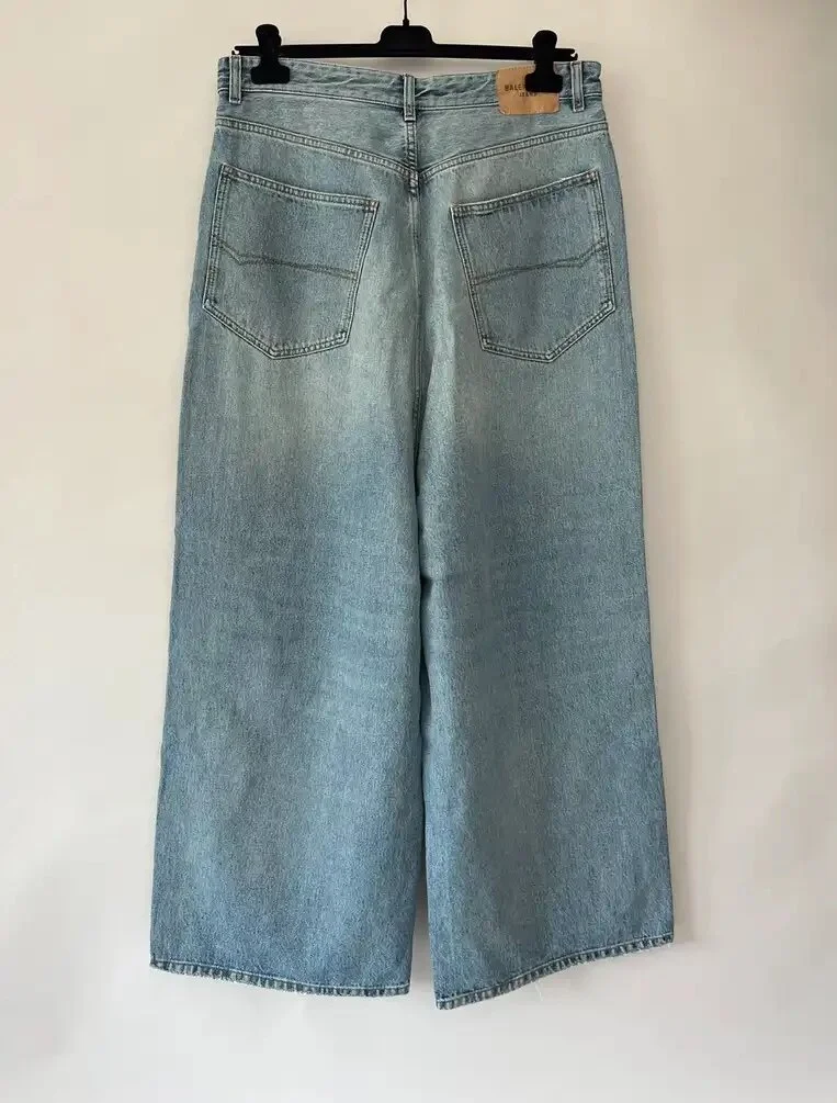 Balenciaga Low Crotch Wide Leg Jeans — CONSUMED