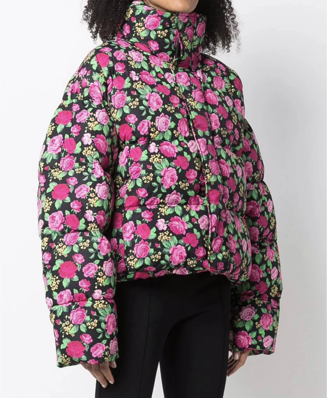 【送料&関税込】Balenciaga Floral Pattern Hooded Coat Gucci x Balenciaga The Hacker Project Hacker BB Puffer