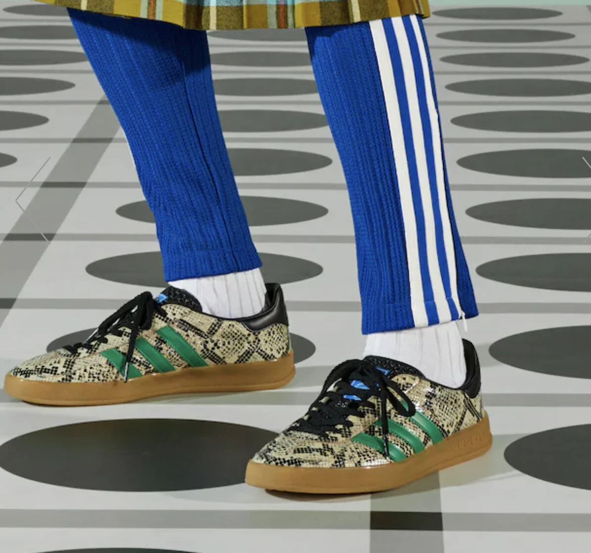 Gucci x Adidas Python Print Gazelle Sneakers — CONSUMED