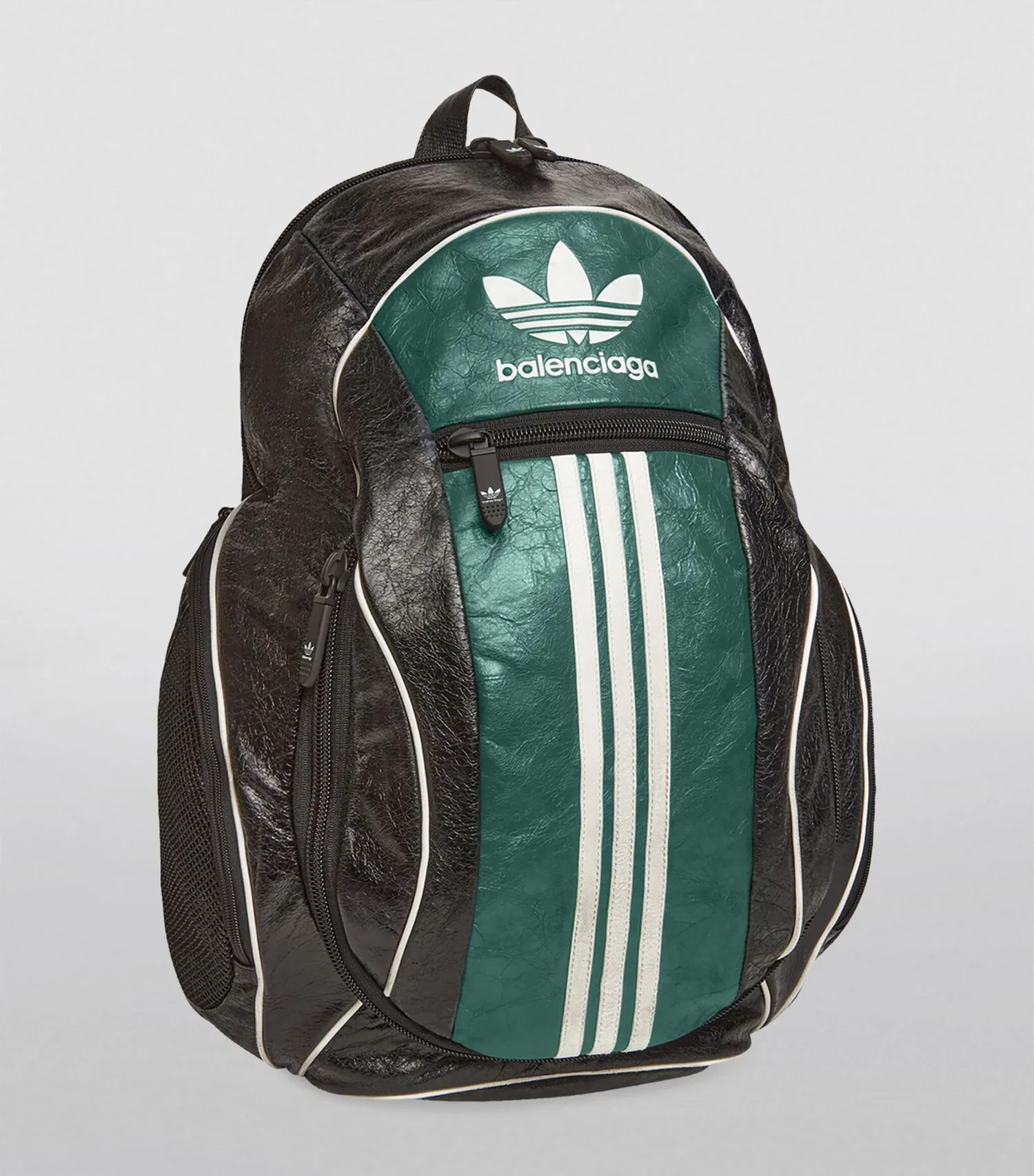 Balenciaga X Adidas Stripes Leather Backpack CONSUMED