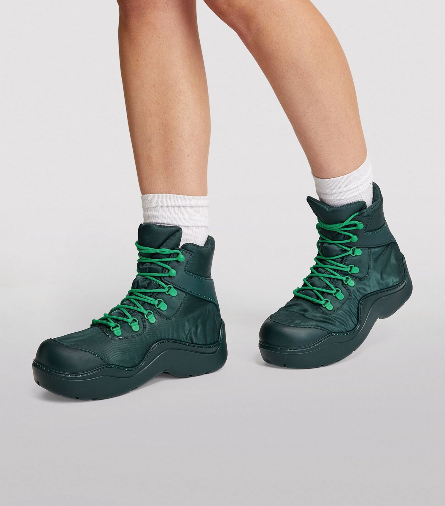 Bottega Veneta Puddle Bomber Boots Dark Green — CONSUMED Bottega Veneta Puddle Bomber Boots Dark Green — CONSUMED