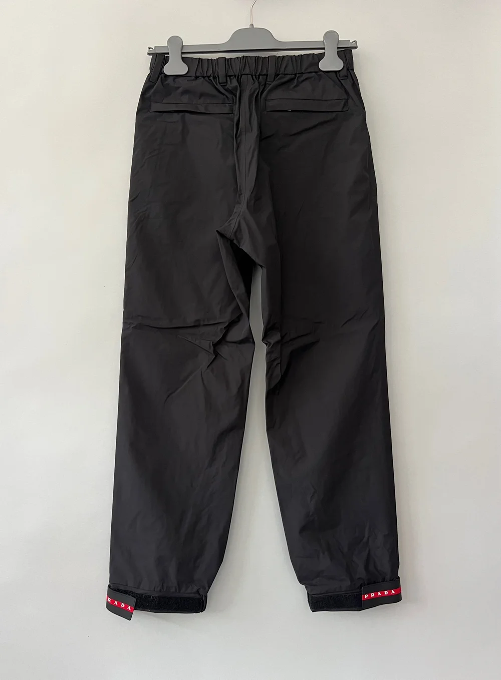 Prada Linea Rossa Gabardine Track Pants — CONSUMED