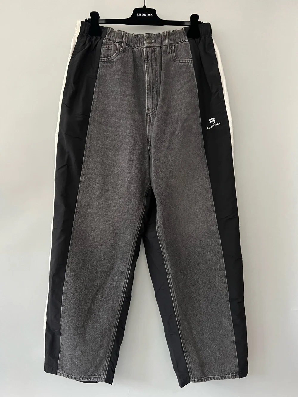 Balenciaga Hybrid Jeans/Track Pants — CONSUMED Balenciaga Hybrid Jeans/Track Pants — CONSUMED