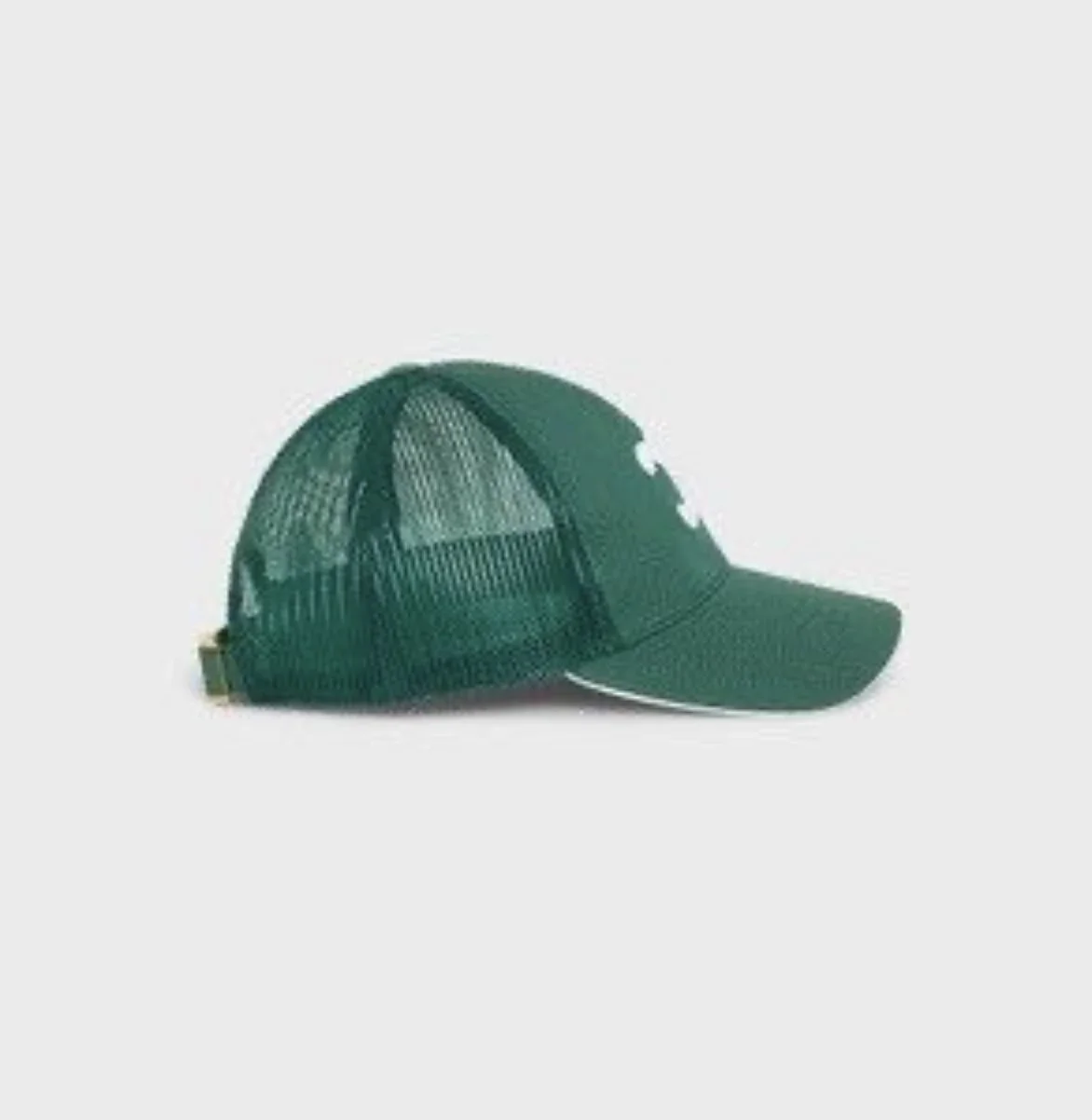 Celine Triomphe Baseball Cap in Green — CONSUMED