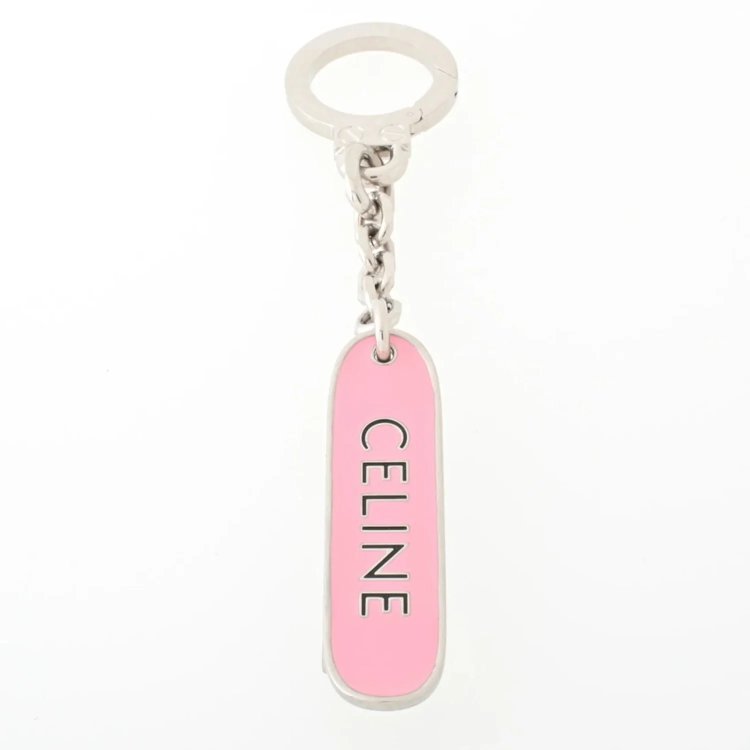 ♡ CELINE ♡ Vintage ♡ unisex Keyring Vintage Celine Keyring - Gold Keychain - 1980s Bag Charm