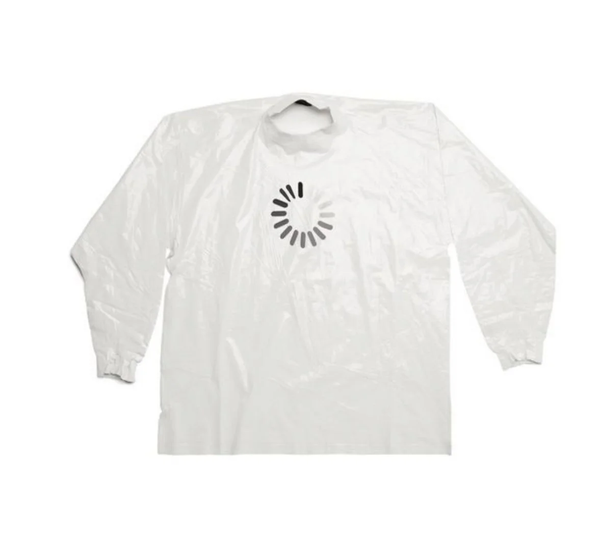 Balenciaga Laminated Loading Error Jersey Longsleeve — CONSUMED