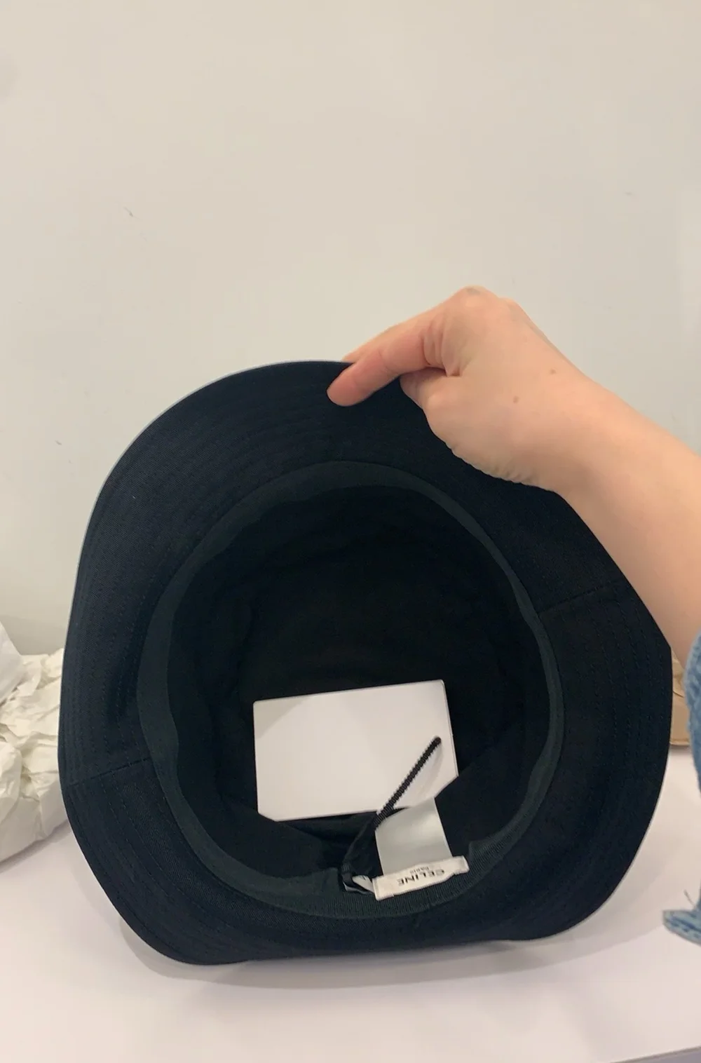 Celine Bucket Hat with logo — CONSUMED