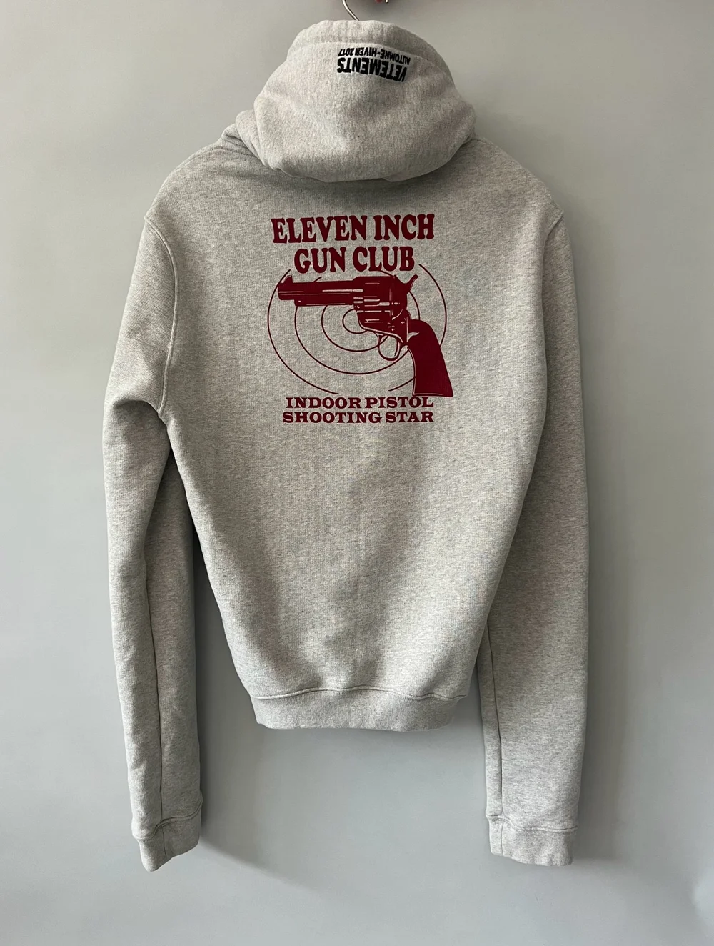 Vetements AW17 Eleven Inch Gun Club Hoodie — CONSUMED