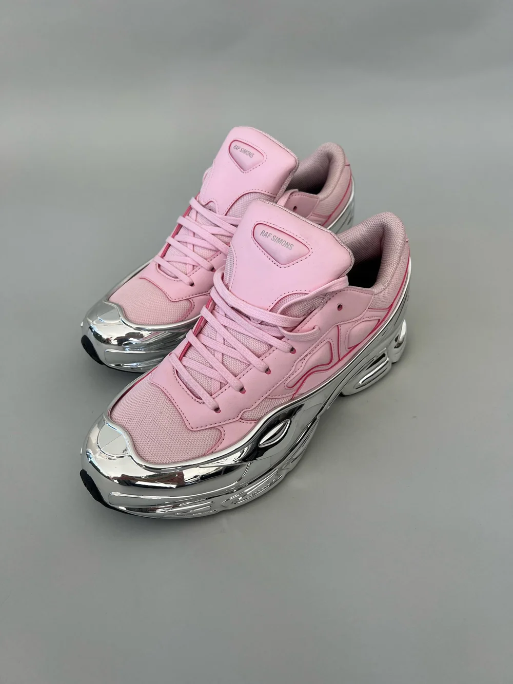 Raf Simons Adidas Ozweego Raf Simons Pink Silver Metallic  CONSUMED