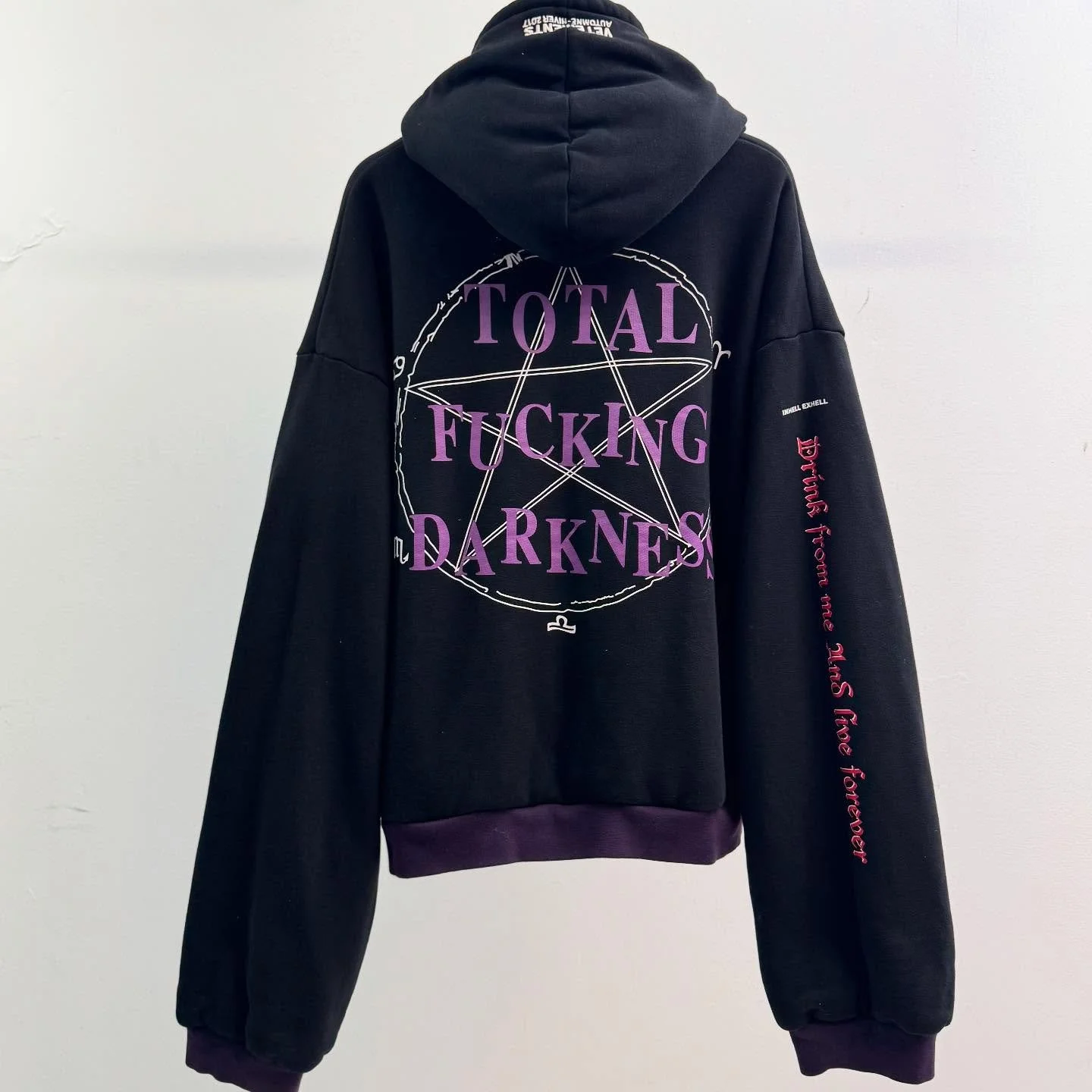 Vetements TFD Eleven Inch Gun Club Reversible Hoodie AW16 — CONSUMED