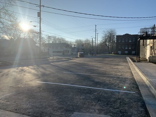 Check out that parking lot! Our east lot has been expanded.