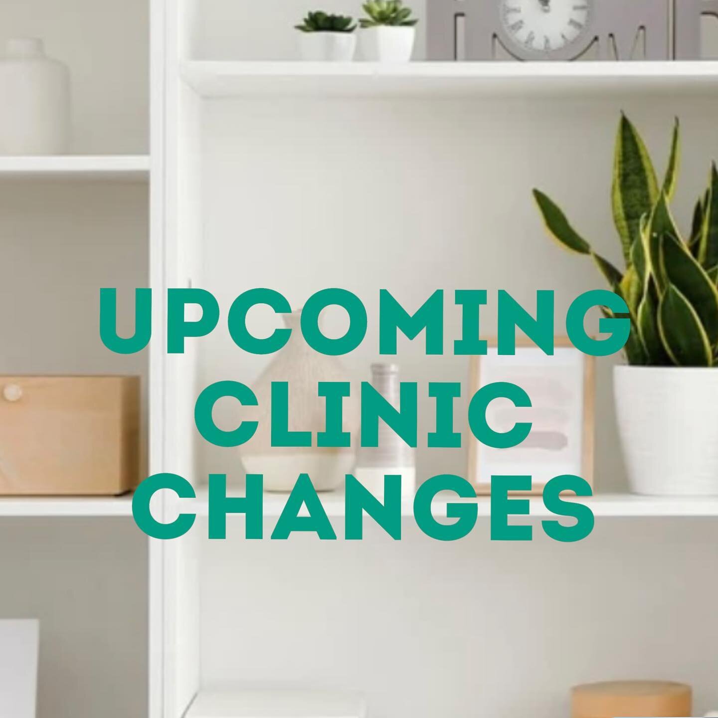 For any BODY who is a current clinic client (or for any future ones ☺️), please note that I will be changing my clinic days at the end of May. 

A reminder that ALL appointments are still available via a hybrid model - either in person or online via 