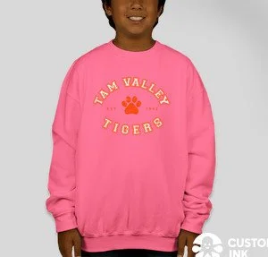Varsity Logo Crewneck // Youth // Pink