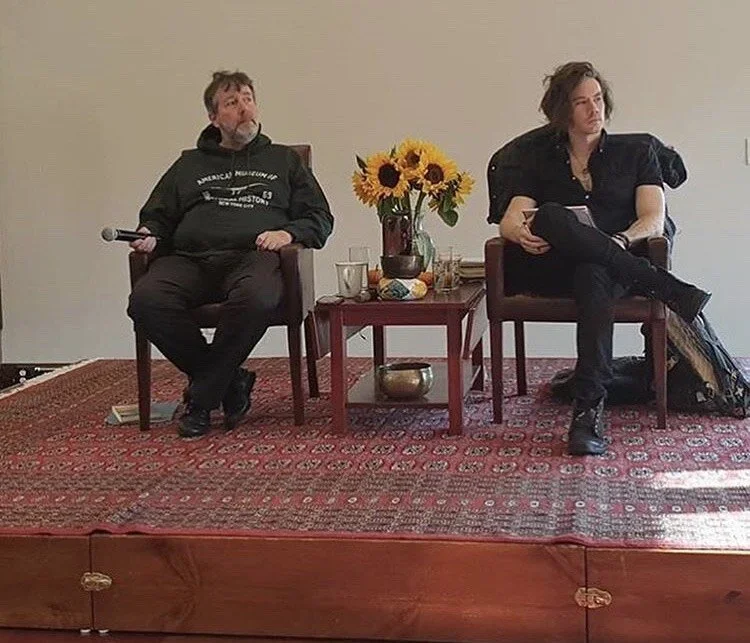 Russ Hudson and John teaching the Advanced Head Center Inner Work Retreat at the Enneagram Institute, Stone Ridge, NY 2019