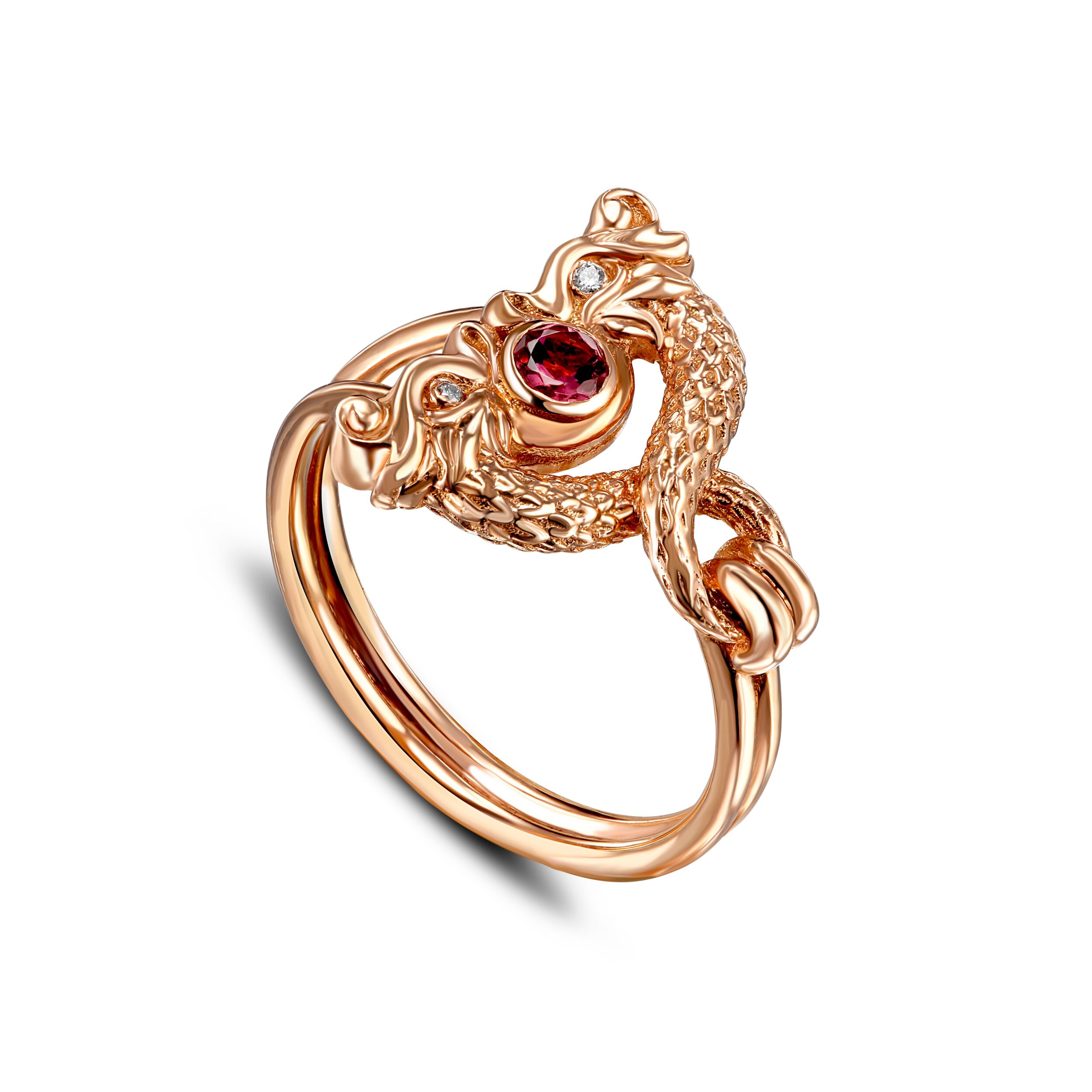 BASILISK 18k Rose Gold ring