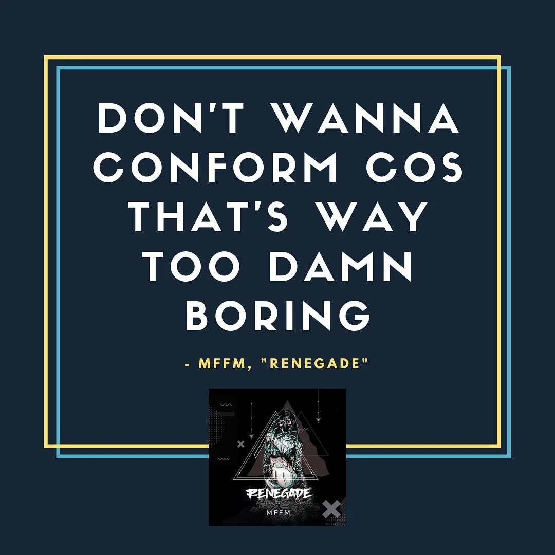 @officialmffm reminding us not to conform in their track Renegade 🙌

Check the full track out at the link in our bio 🔗

🎶 Get your music heard. Submit your tracks now! (link in bio) 🔗

#upcomingmusicartist #independentmusicartist #lyricquote
.
.
.
.
.
.
.
.
.
.
.

#musicpublishers #lyricsmusic #lyricsquotes #musicianforlife
#creamcollective #submityourmusic