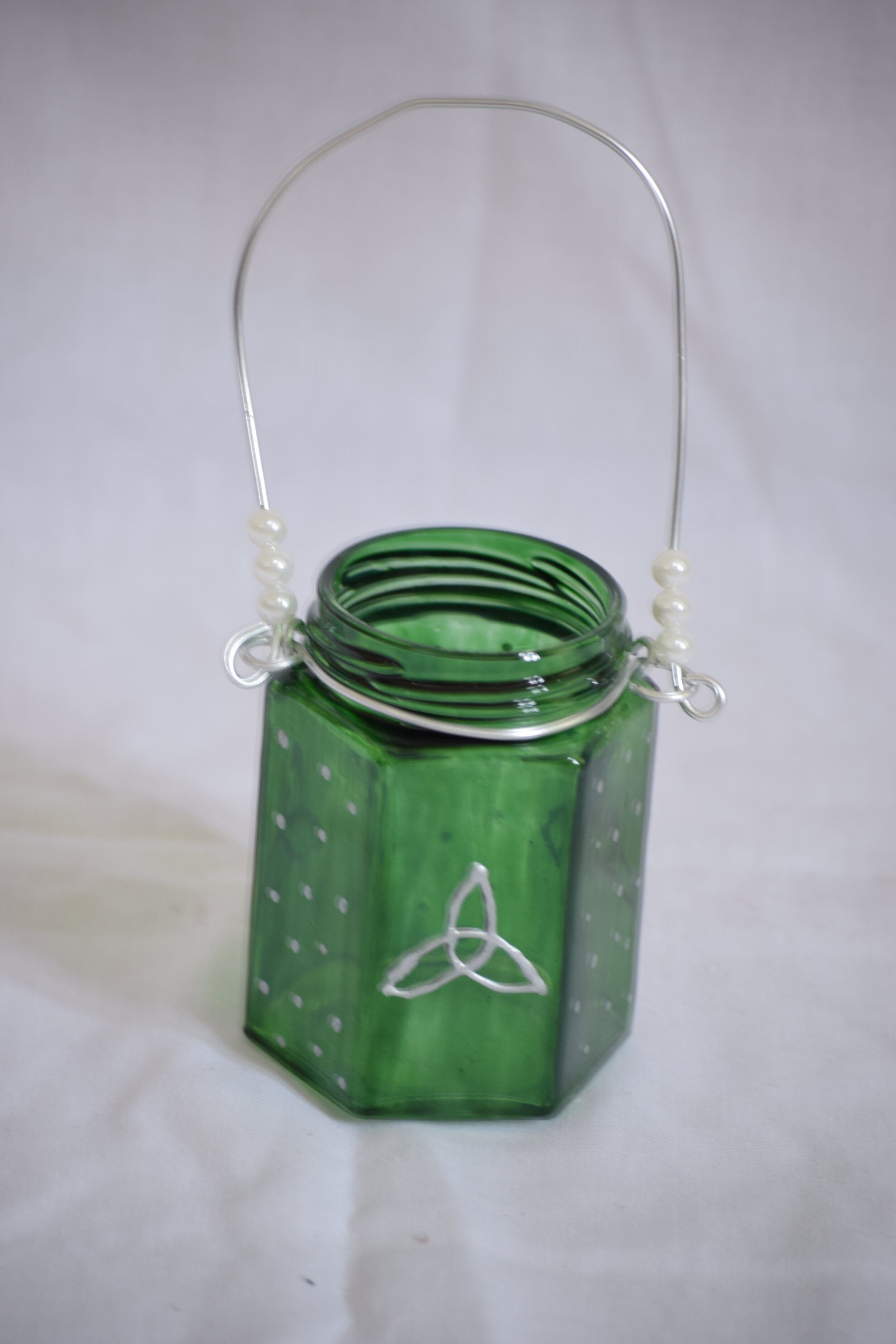 Hand Painted Tealight Lantern £8