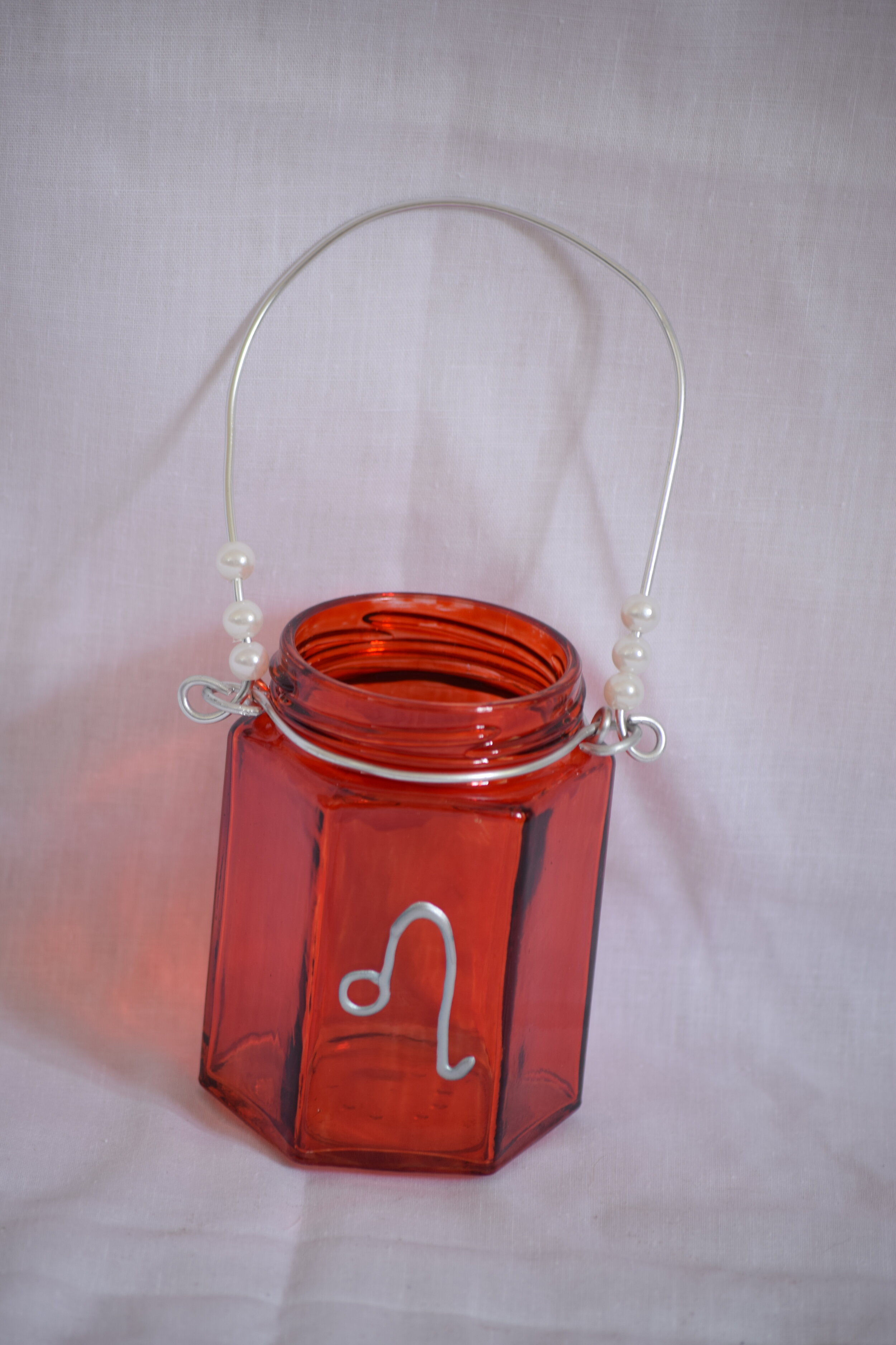 Hand Painted Tealight Lantern £8