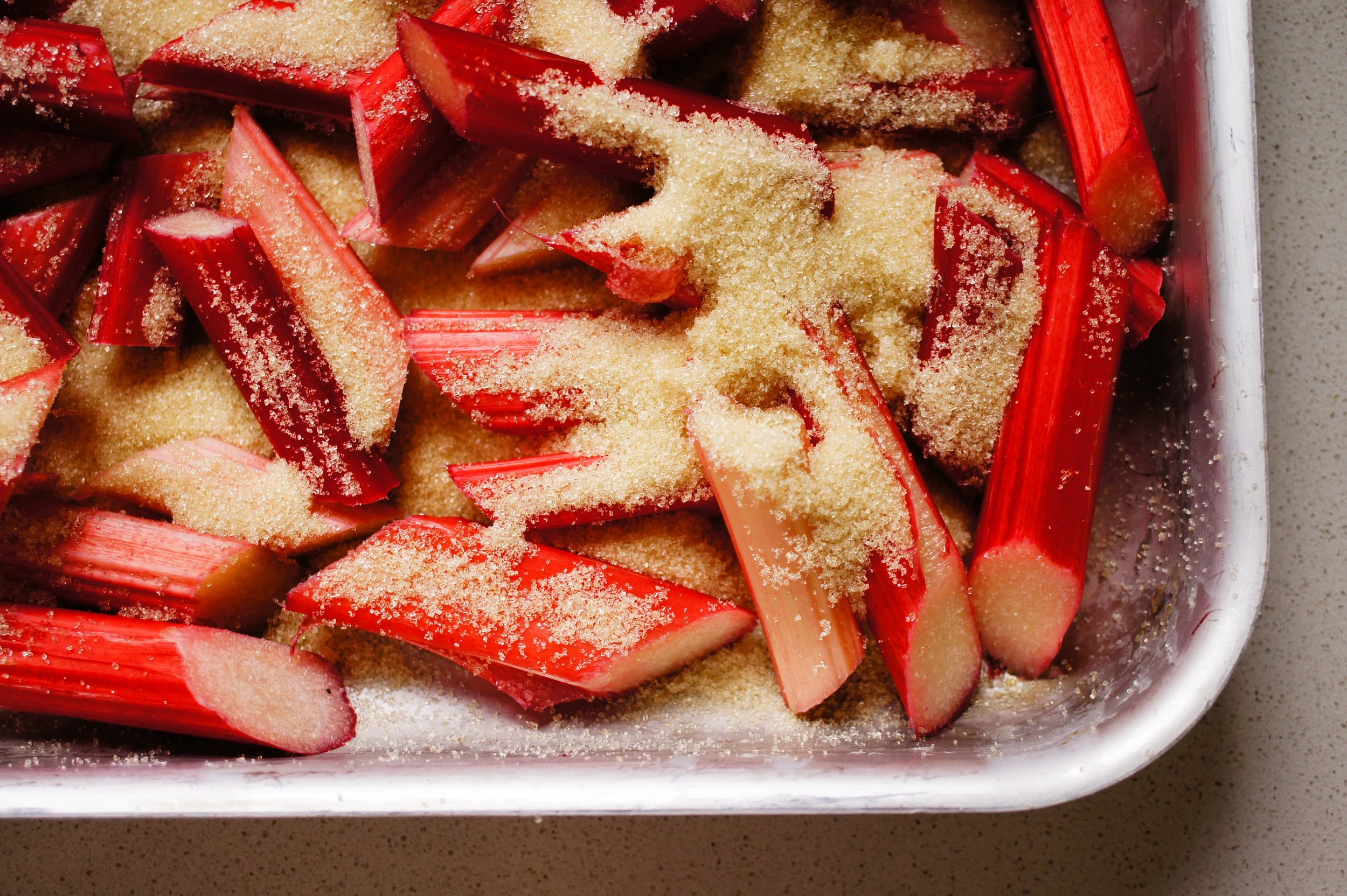Rhubarb &amp; Rose Compôte