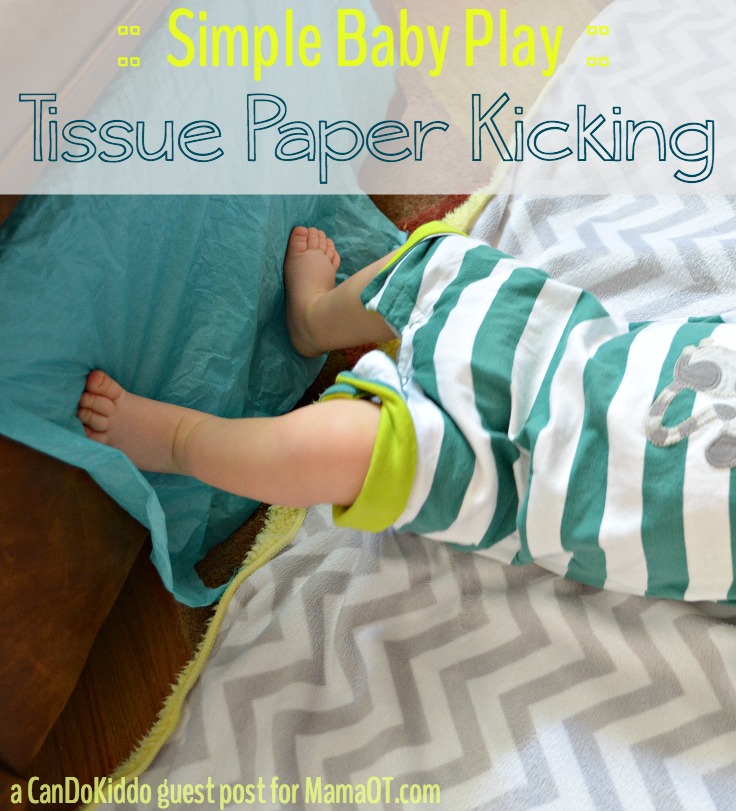 Simple Baby Play : Tissue Paper Kicking