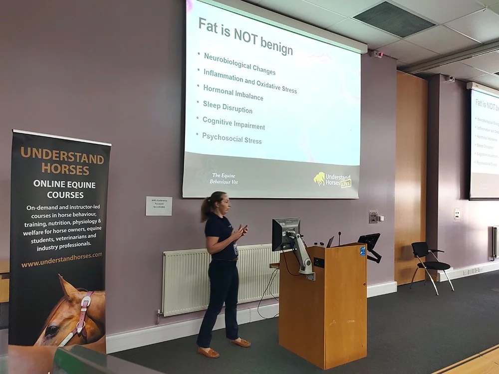 Roxane Kirton's 'The Hangry Horse: Effective Weight Management Programmes' Lecture