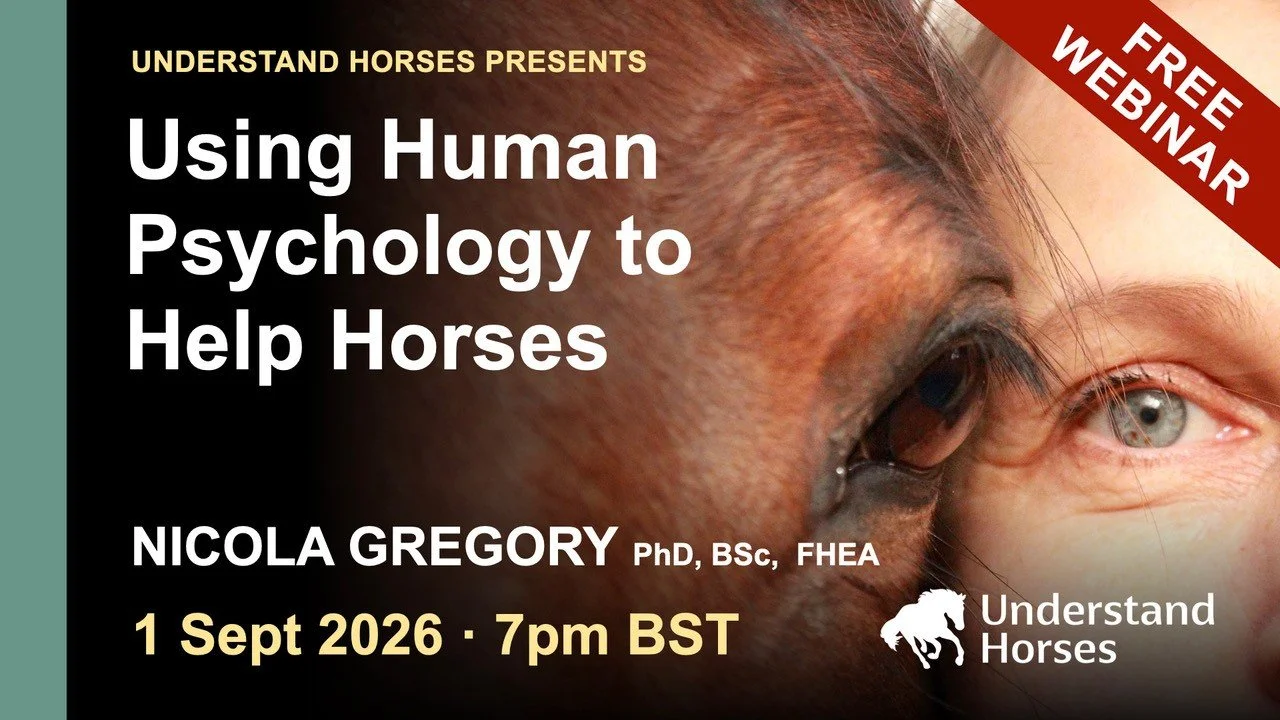 Using Human Psychology to Help Horses