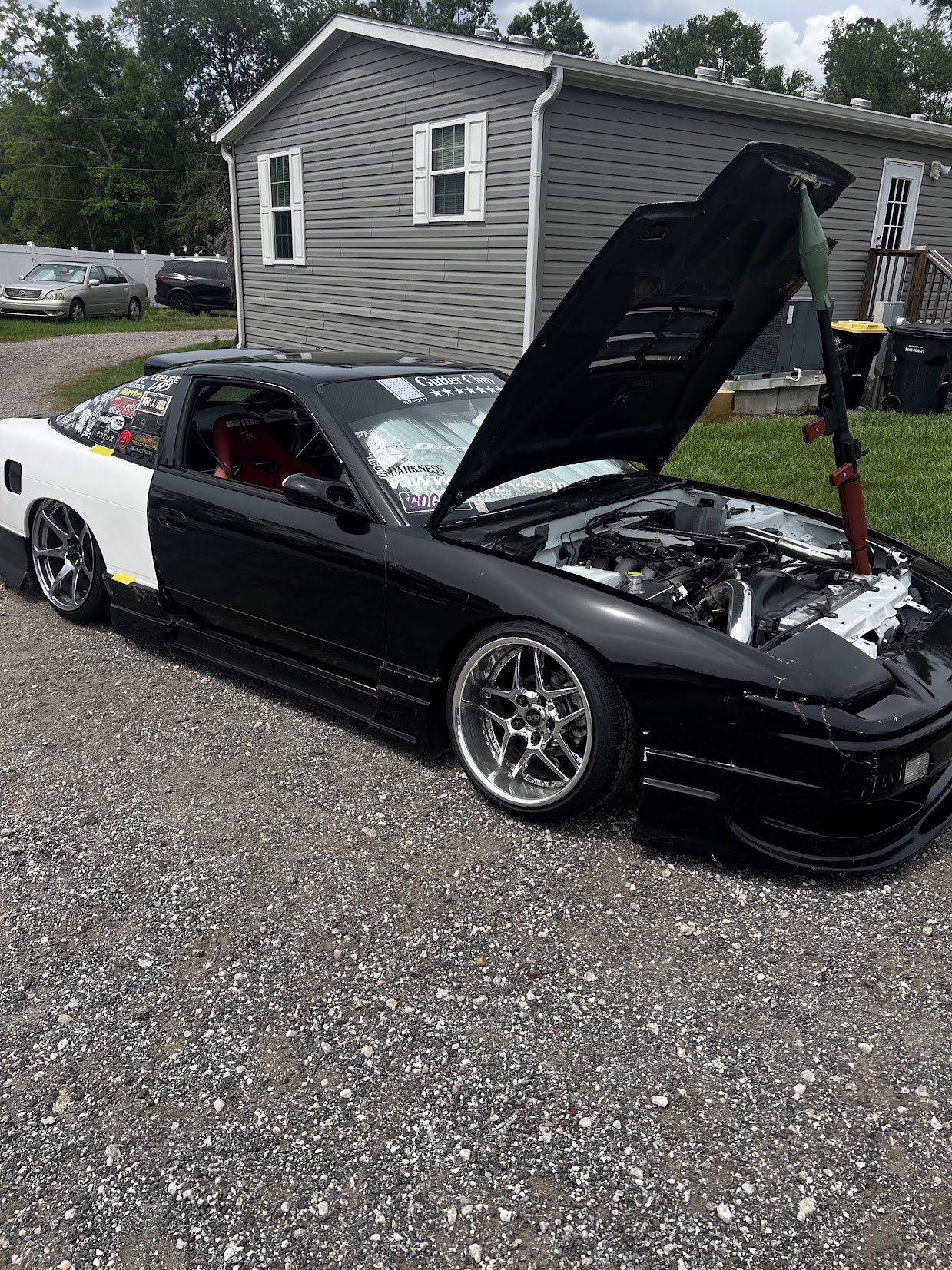 s13 hatch (180sx) OEM+ rear overs.