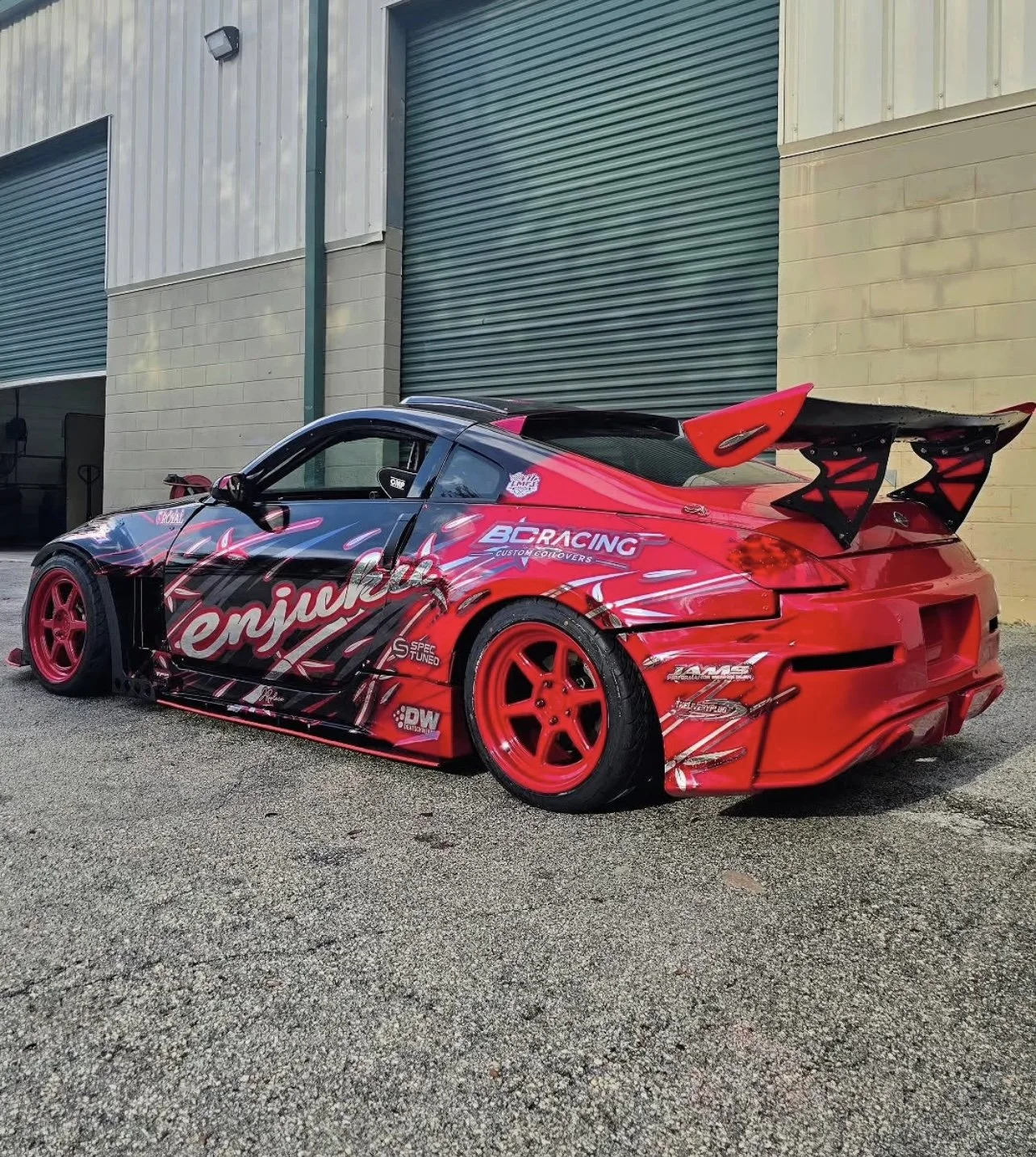 350z roof spoiler