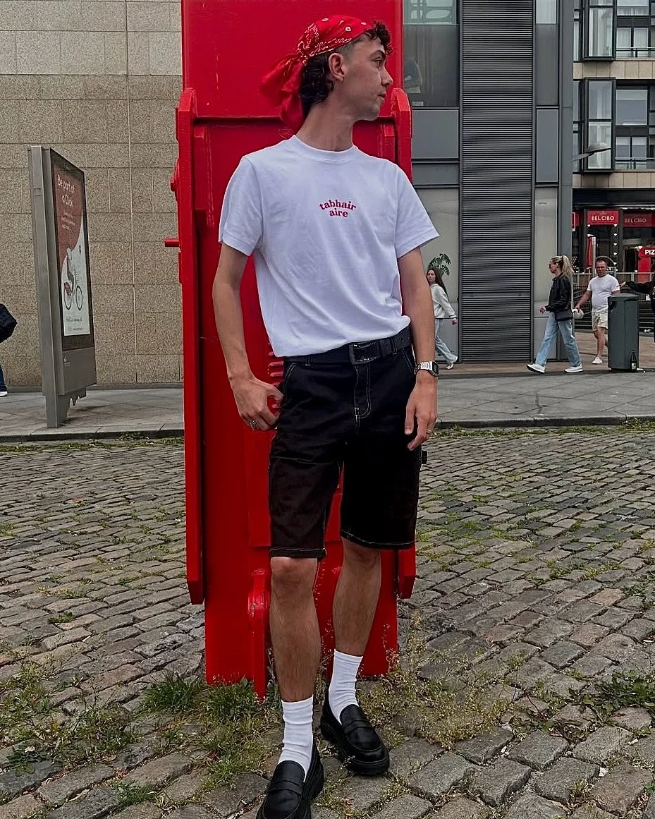 @shaunwithafada wearing DeB&uacute;rca at Dublin Pride last weekend 🌈☘️