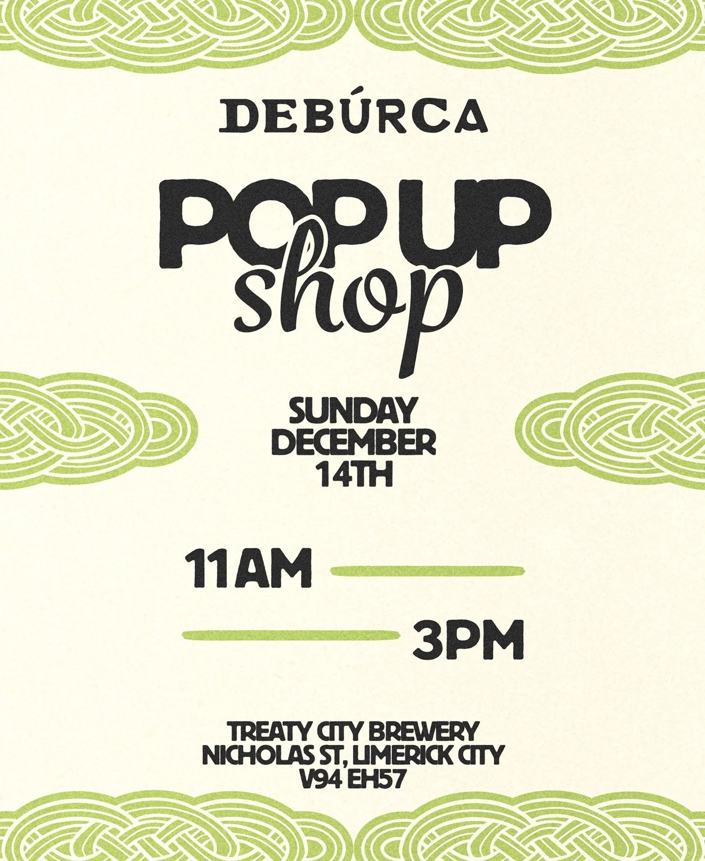 🤍LIMERICK POP UP🤍
-
answering your christmas shopping wishes and returning to the wonderful @treatycitybrewery this december for a festive pop up 🌲🌲 
-
we will have our entire winter collection, our core pieces and our first ever seconds sale mea