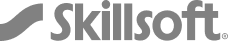 Skillsoft logo in black and gray