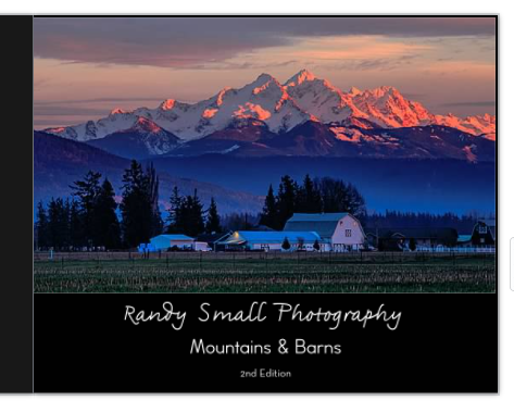 8 x 11" Mountains and Barns Photo Book