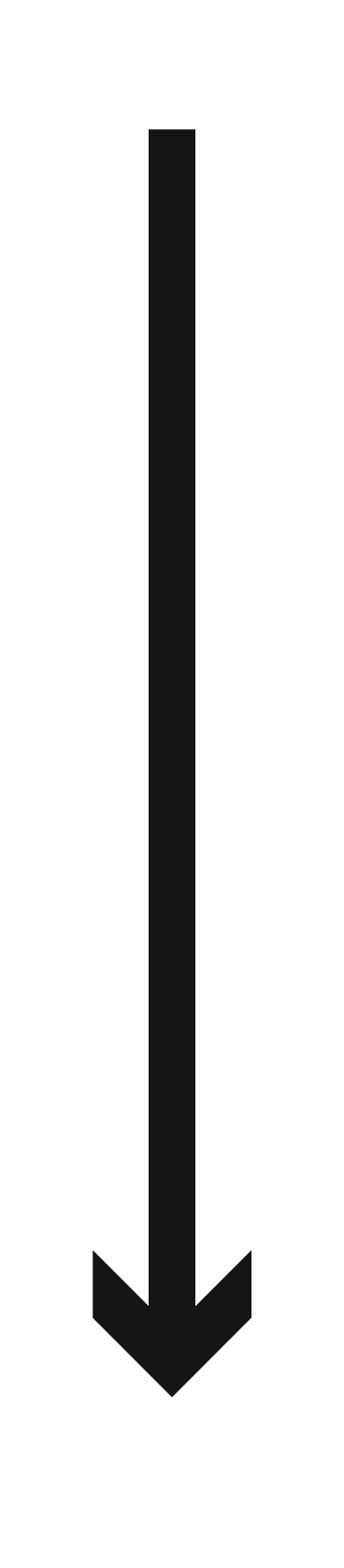Black Arrow Turned Down
