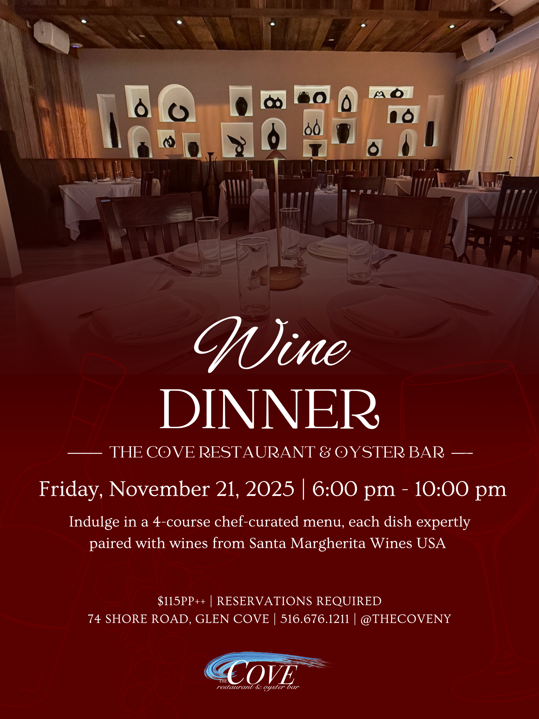 WINE DINNER + DJ JOEY STYLES