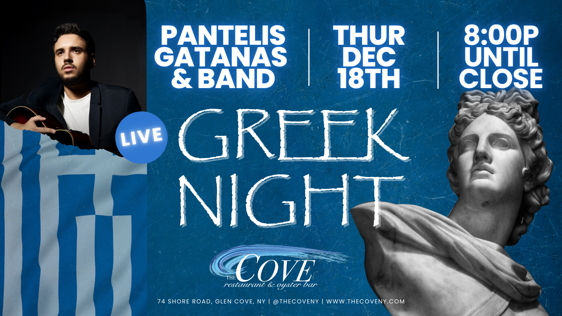 Greek Night with Pantelis Gatanas &amp; Band